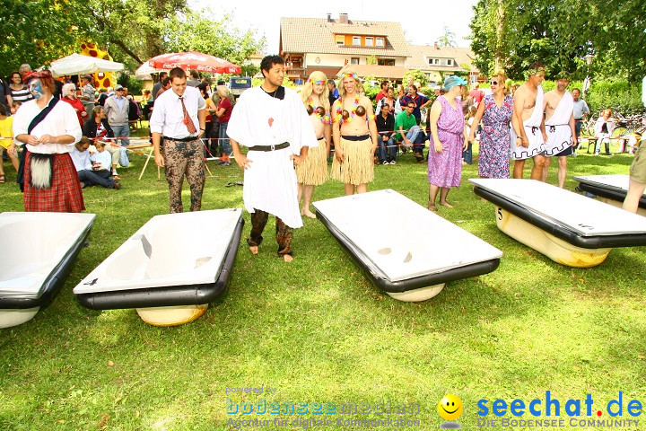 Badewannenrennen in Wasserburg am Bodensee 11.07.2009