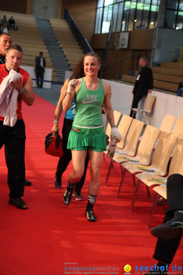 Rola El-Halabi vs. Victoria Cisneros: WM Boxkampf: Ulm, 10.05.2014