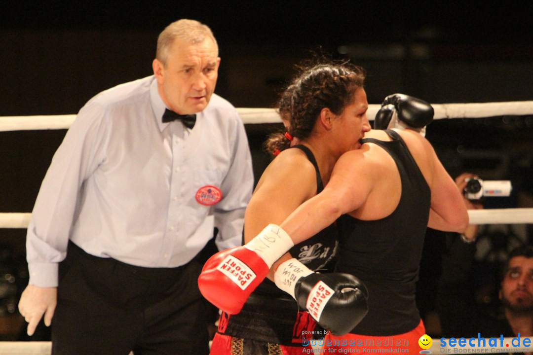 Rola El-Halabi vs. Victoria Cisneros: WM Boxkampf: Ulm, 10.05.2014