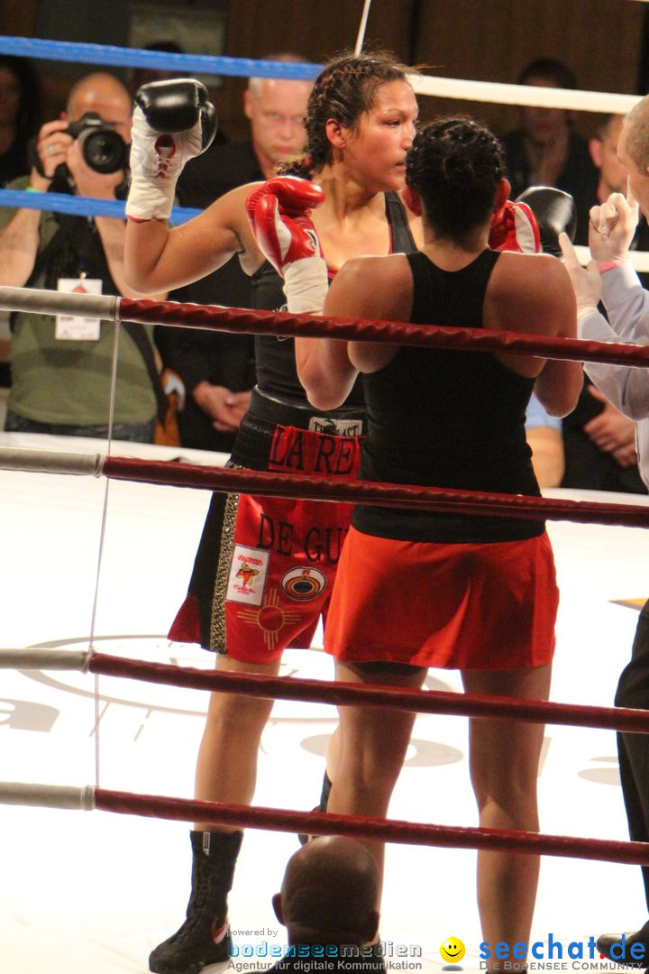 Rola El-Halabi vs. Victoria Cisneros: WM Boxkampf: Ulm, 10.05.2014