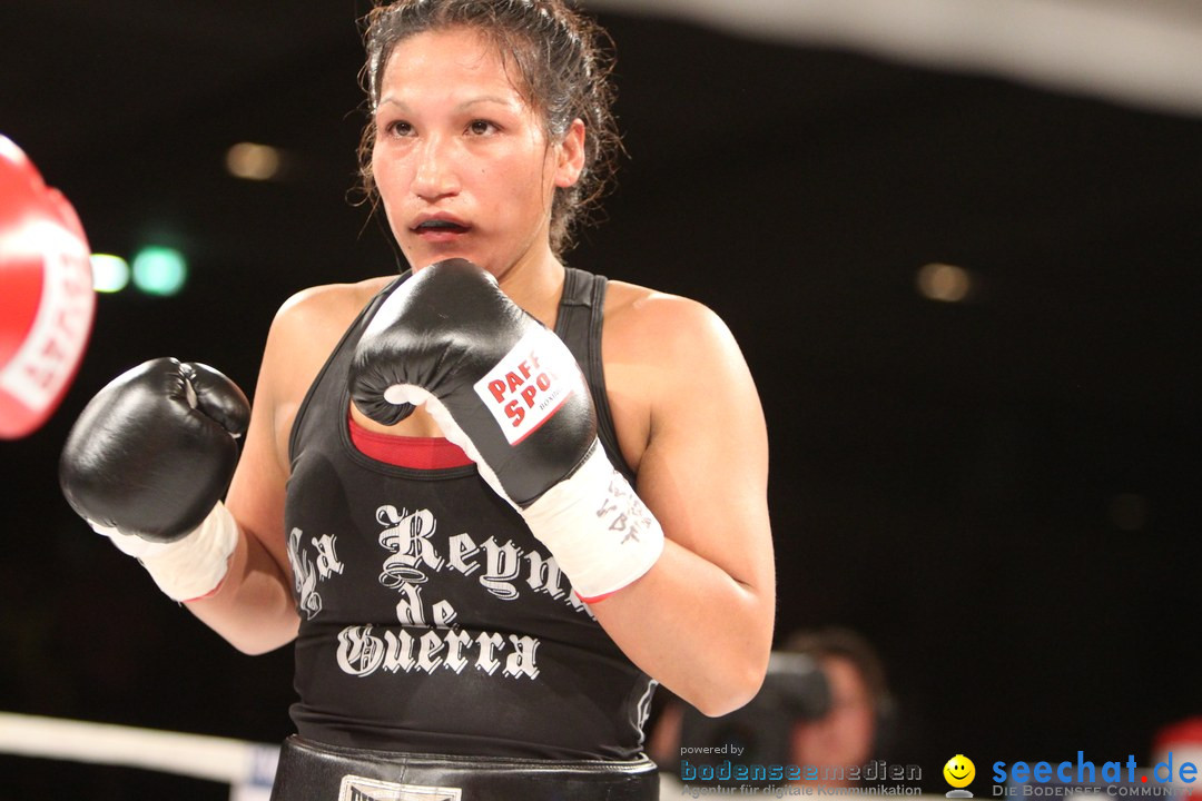 Rola El-Halabi vs. Victoria Cisneros: WM Boxkampf: Ulm, 10.05.2014