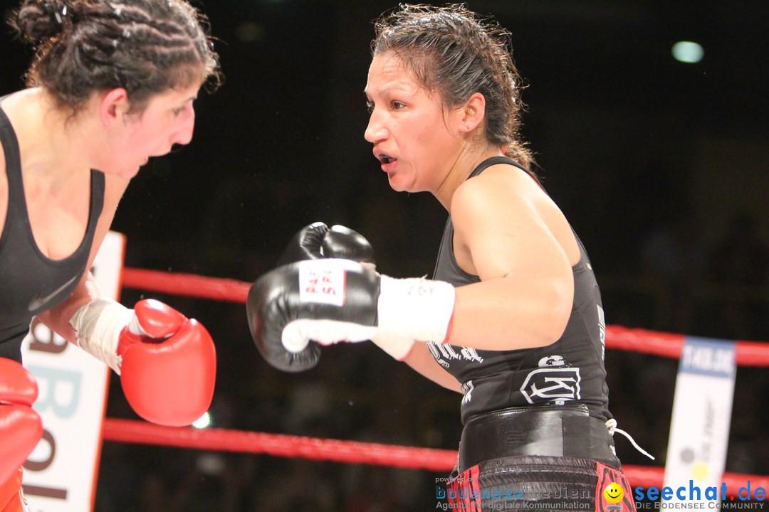 Rola El-Halabi vs. Victoria Cisneros: WM Boxkampf: Ulm, 10.05.2014