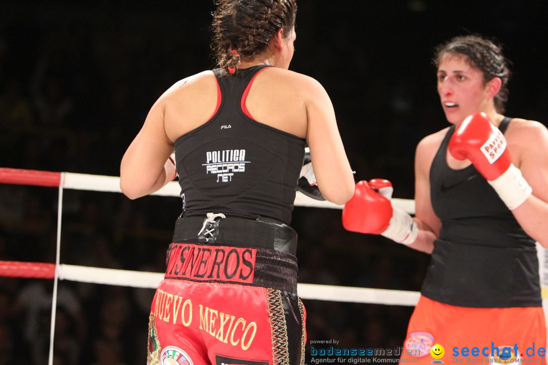 Rola El-Halabi vs. Victoria Cisneros: WM Boxkampf: Ulm, 10.05.2014