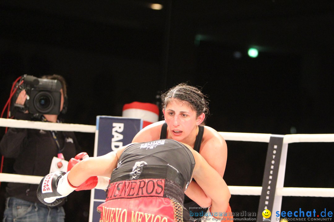 Rola El-Halabi vs. Victoria Cisneros: WM Boxkampf: Ulm, 10.05.2014