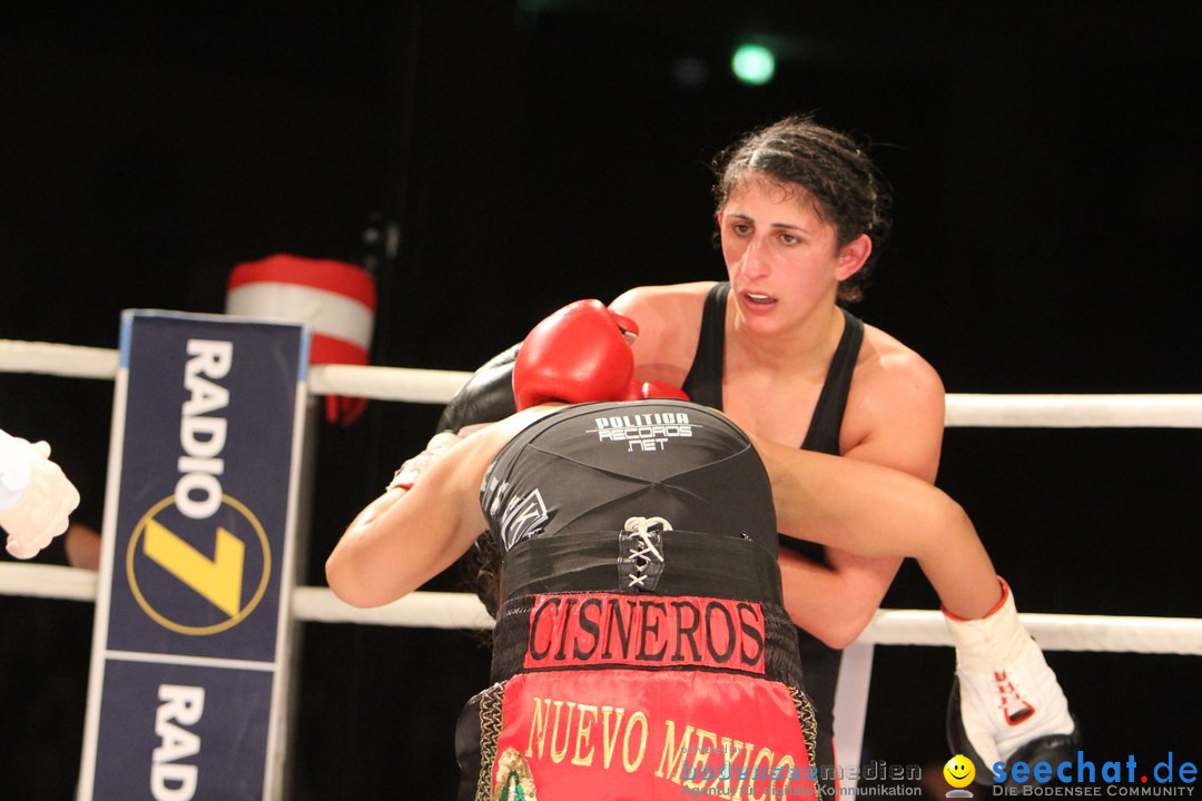 Rola El-Halabi vs. Victoria Cisneros: WM Boxkampf: Ulm, 10.05.2014