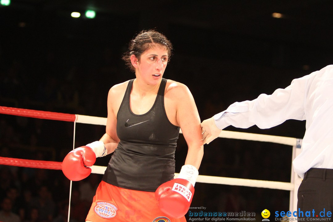 Rola El-Halabi vs. Victoria Cisneros: WM Boxkampf: Ulm, 10.05.2014