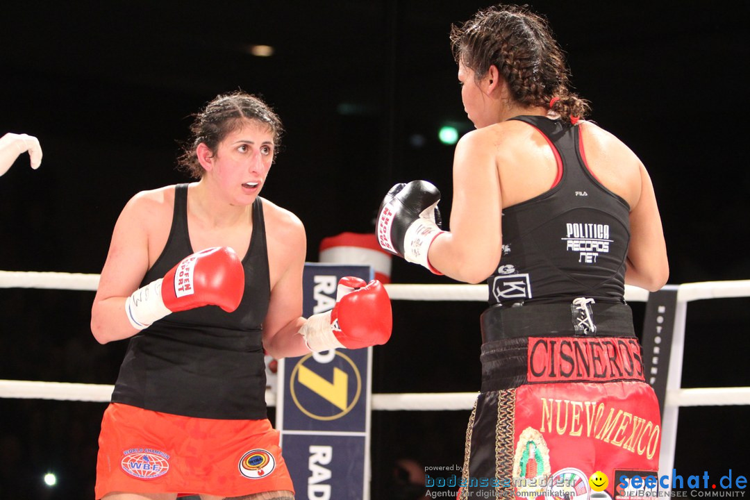 Rola El-Halabi vs. Victoria Cisneros: WM Boxkampf: Ulm, 10.05.2014