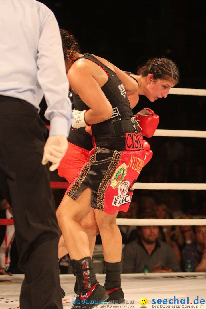 Rola El-Halabi vs. Victoria Cisneros: WM Boxkampf: Ulm, 10.05.2014