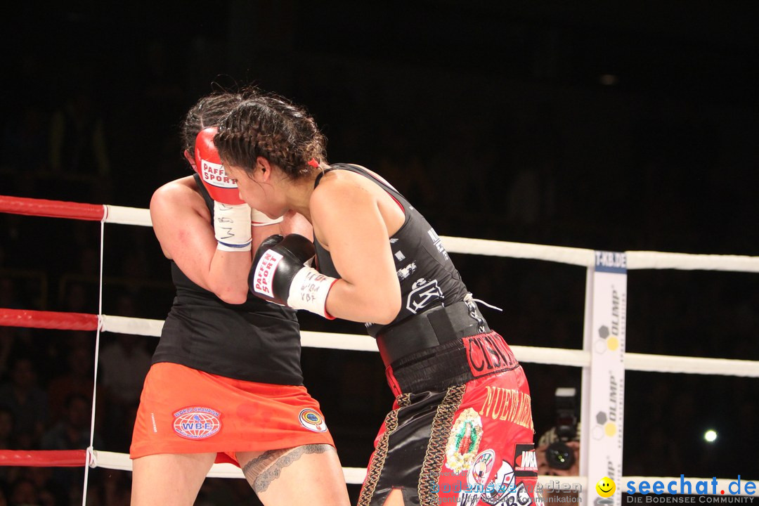 Rola El-Halabi vs. Victoria Cisneros: WM Boxkampf: Ulm, 10.05.2014