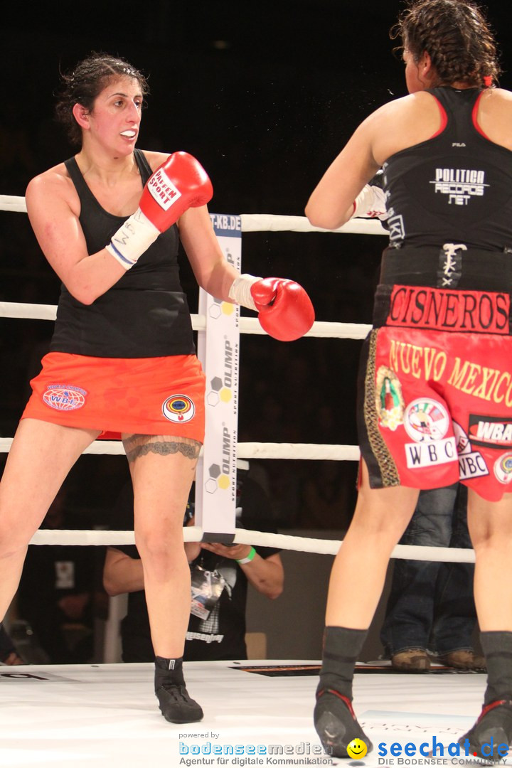 Rola El-Halabi vs. Victoria Cisneros: WM Boxkampf: Ulm, 10.05.2014