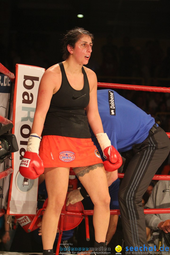 Rola El-Halabi vs. Victoria Cisneros: WM Boxkampf: Ulm, 10.05.2014