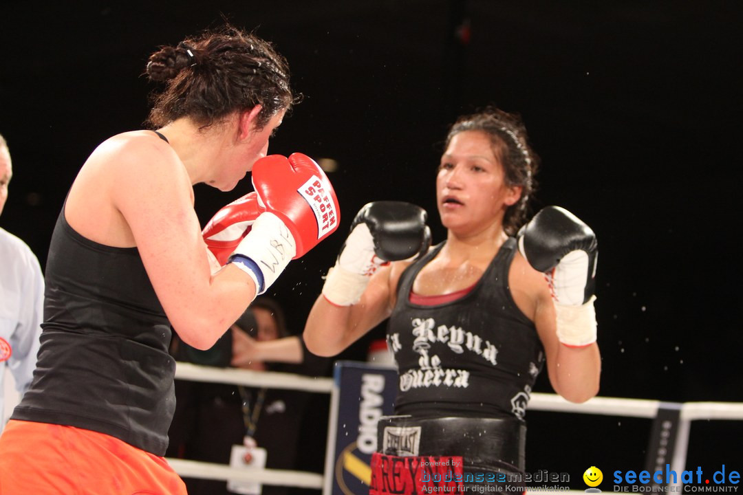 Rola El-Halabi vs. Victoria Cisneros: WM Boxkampf: Ulm, 10.05.2014