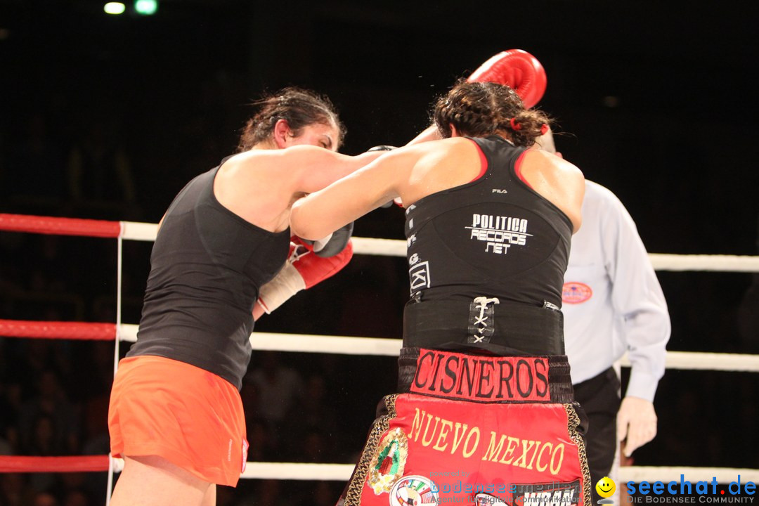 Rola El-Halabi vs. Victoria Cisneros: WM Boxkampf: Ulm, 10.05.2014