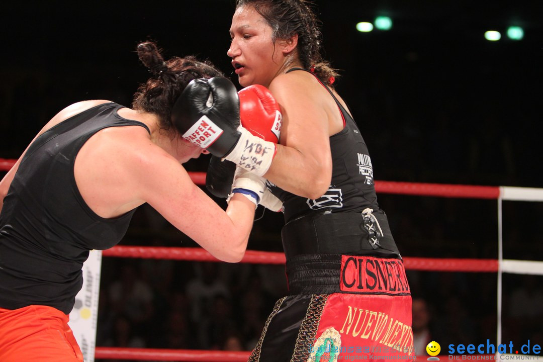 Rola El-Halabi vs. Victoria Cisneros: WM Boxkampf: Ulm, 10.05.2014