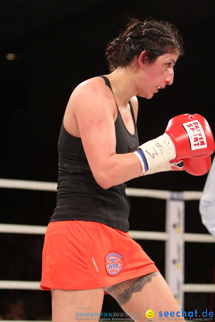 Rola El-Halabi vs. Victoria Cisneros: WM Boxkampf: Ulm, 10.05.2014