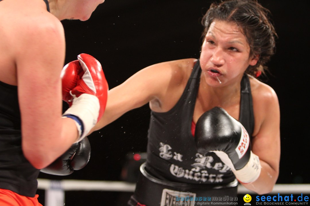 Rola El-Halabi vs. Victoria Cisneros: WM Boxkampf: Ulm, 10.05.2014