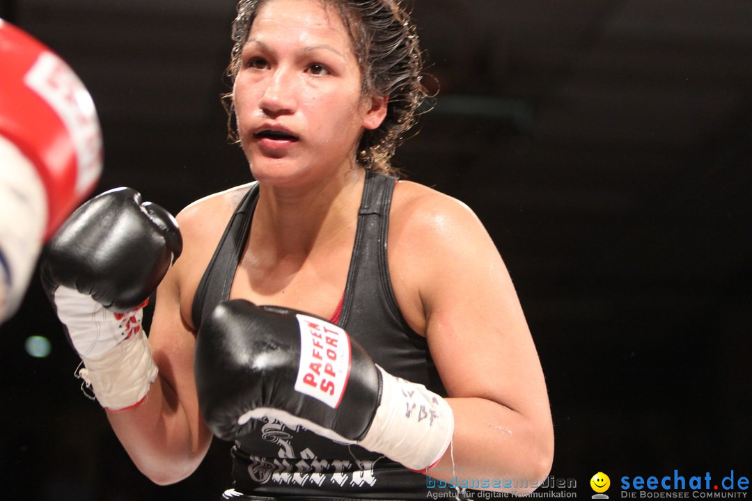 Rola El-Halabi vs. Victoria Cisneros: WM Boxkampf: Ulm, 10.05.2014