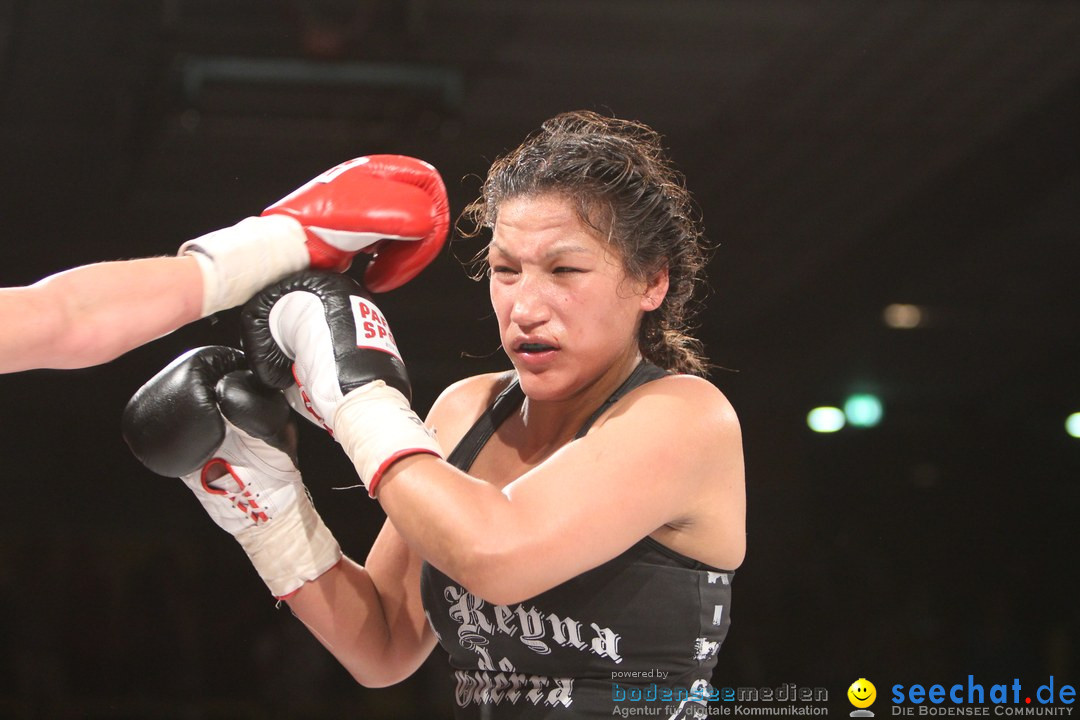 Rola El-Halabi vs. Victoria Cisneros: WM Boxkampf: Ulm, 10.05.2014