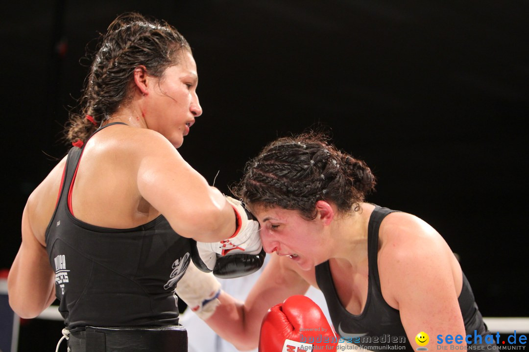 Rola El-Halabi vs. Victoria Cisneros: WM Boxkampf: Ulm, 10.05.2014