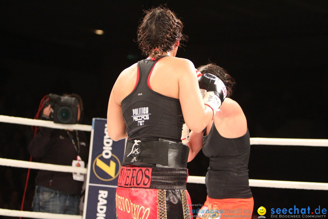 Rola El-Halabi vs. Victoria Cisneros: WM Boxkampf: Ulm, 10.05.2014