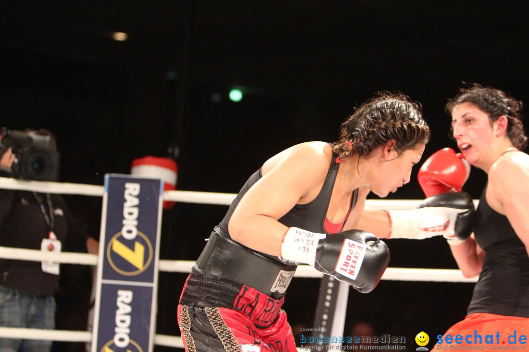 Rola El-Halabi vs. Victoria Cisneros: WM Boxkampf: Ulm, 10.05.2014