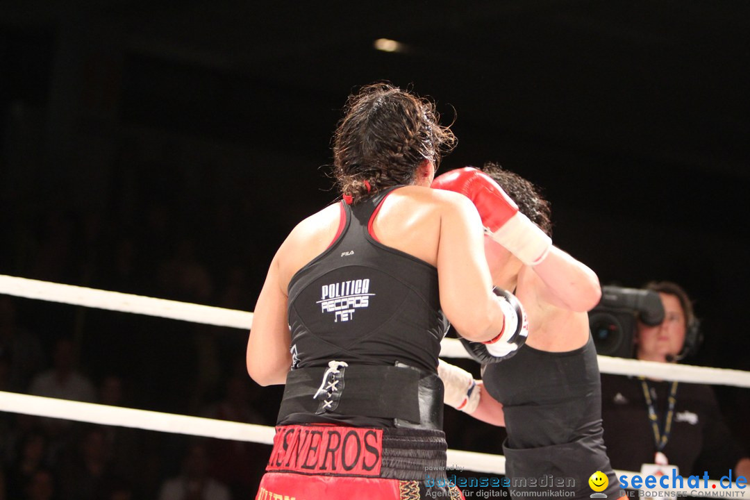 Rola El-Halabi vs. Victoria Cisneros: WM Boxkampf: Ulm, 10.05.2014