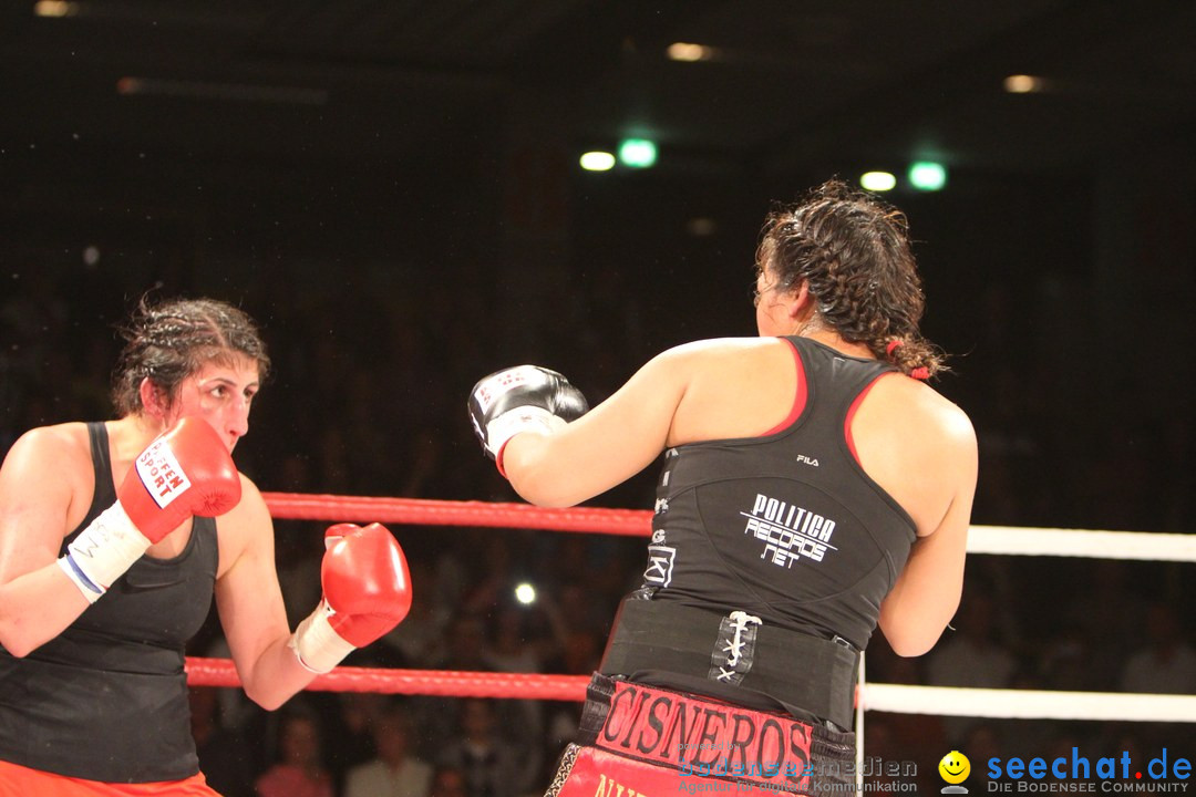 Rola El-Halabi vs. Victoria Cisneros: WM Boxkampf: Ulm, 10.05.2014