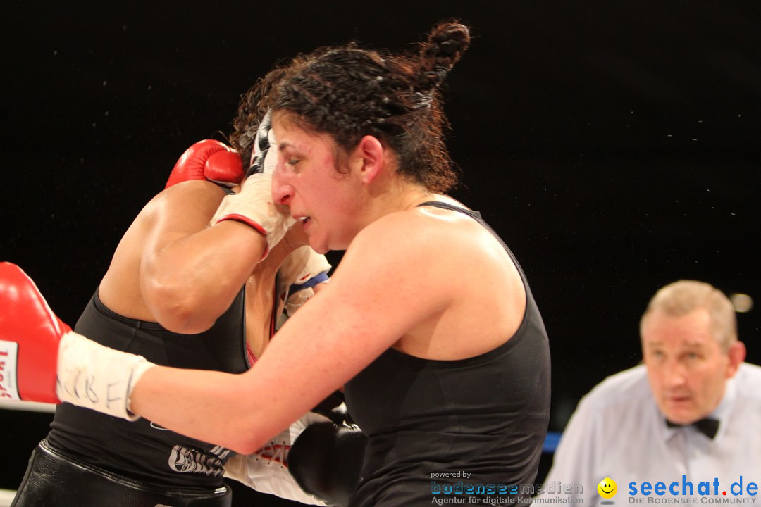 Rola El-Halabi vs. Victoria Cisneros: WM Boxkampf: Ulm, 10.05.2014