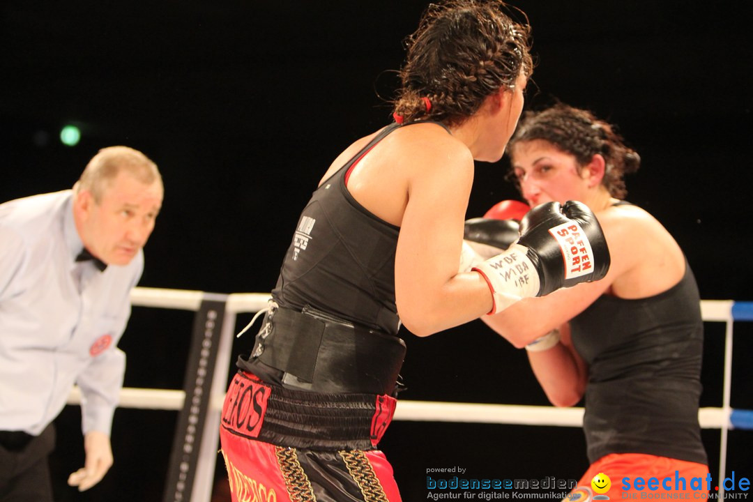 Rola El-Halabi vs. Victoria Cisneros: WM Boxkampf: Ulm, 10.05.2014