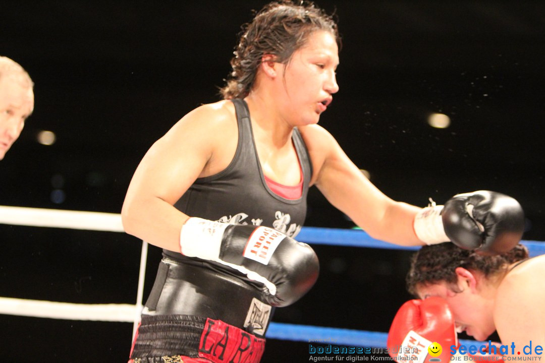 Rola El-Halabi vs. Victoria Cisneros: WM Boxkampf: Ulm, 10.05.2014