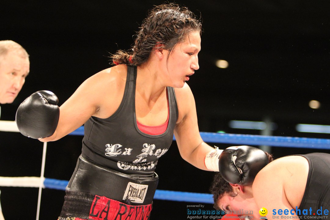 Rola El-Halabi vs. Victoria Cisneros: WM Boxkampf: Ulm, 10.05.2014