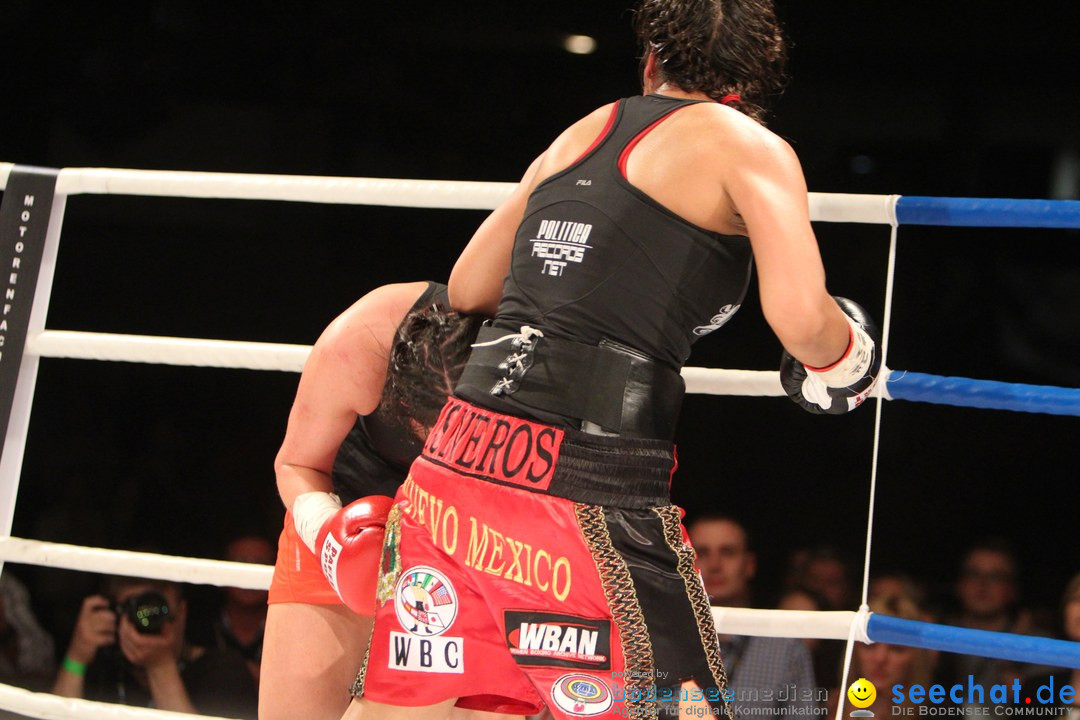 Rola El-Halabi vs. Victoria Cisneros: WM Boxkampf: Ulm, 10.05.2014