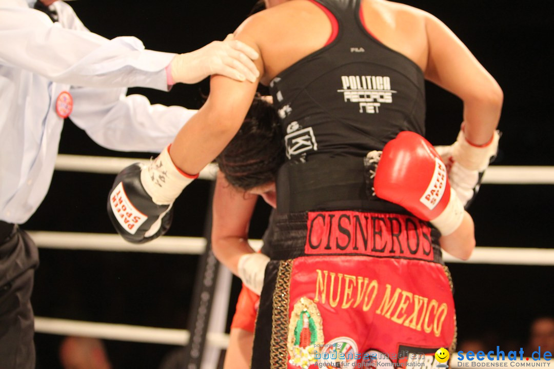 Rola El-Halabi vs. Victoria Cisneros: WM Boxkampf: Ulm, 10.05.2014