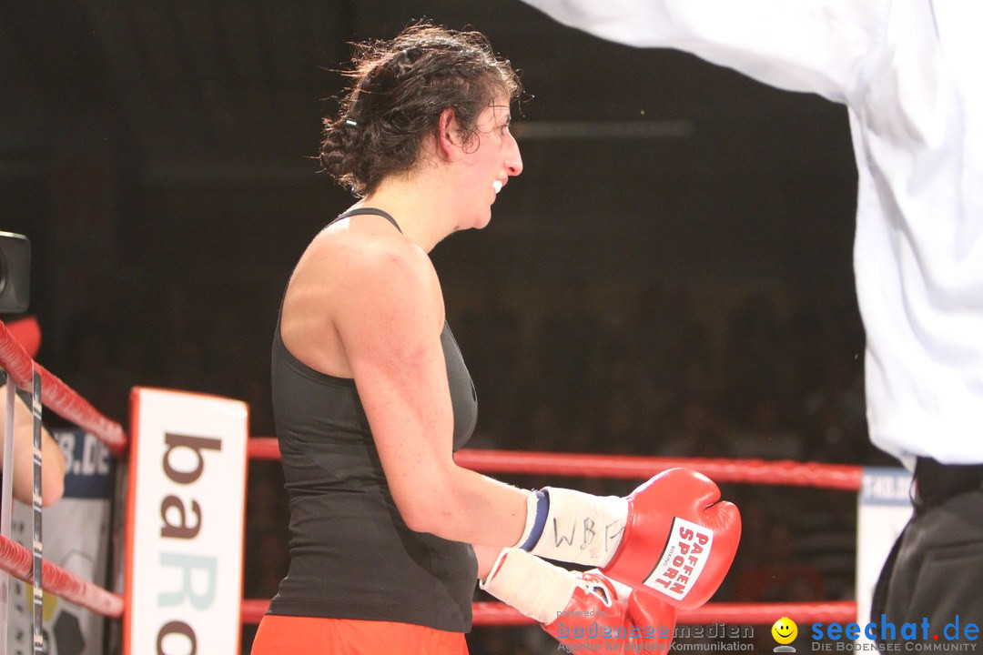 Rola El-Halabi vs. Victoria Cisneros: WM Boxkampf: Ulm, 10.05.2014