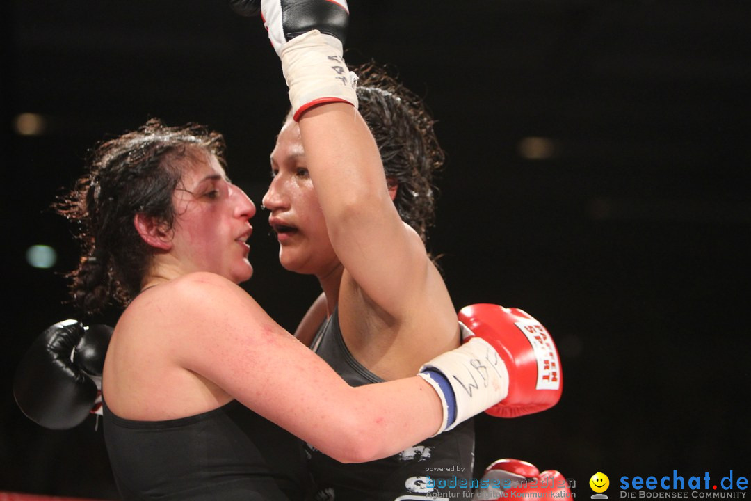 Rola El-Halabi vs. Victoria Cisneros: WM Boxkampf: Ulm, 10.05.2014