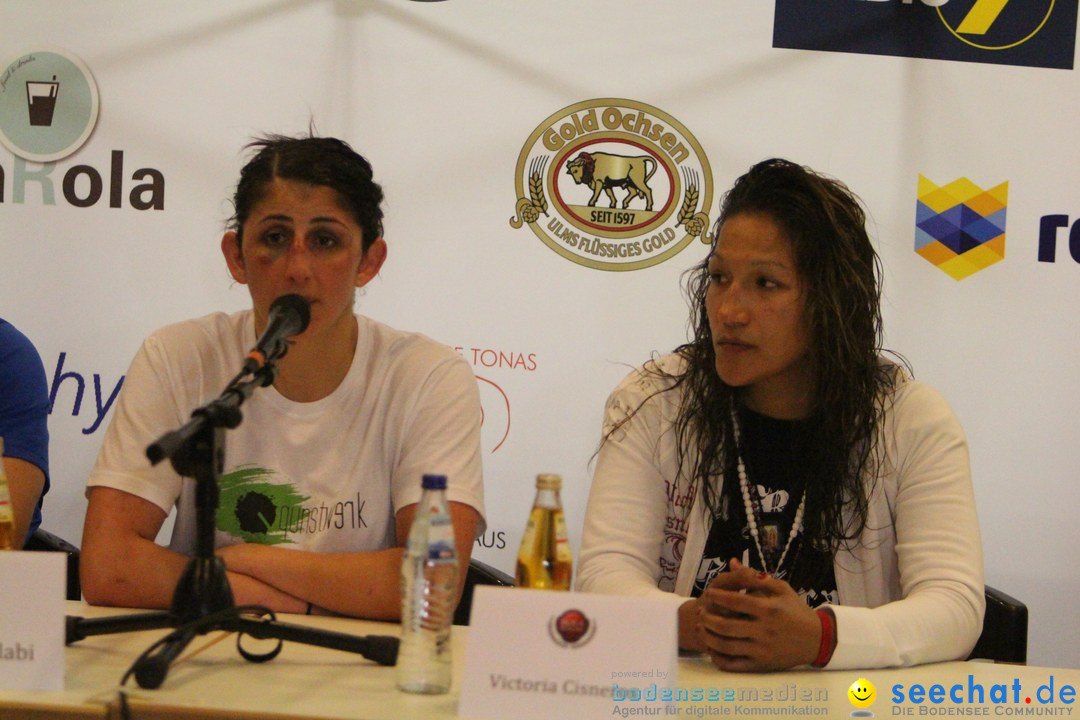 Rola El-Halabi vs. Victoria Cisneros: WM Boxkampf: Ulm, 10.05.2014