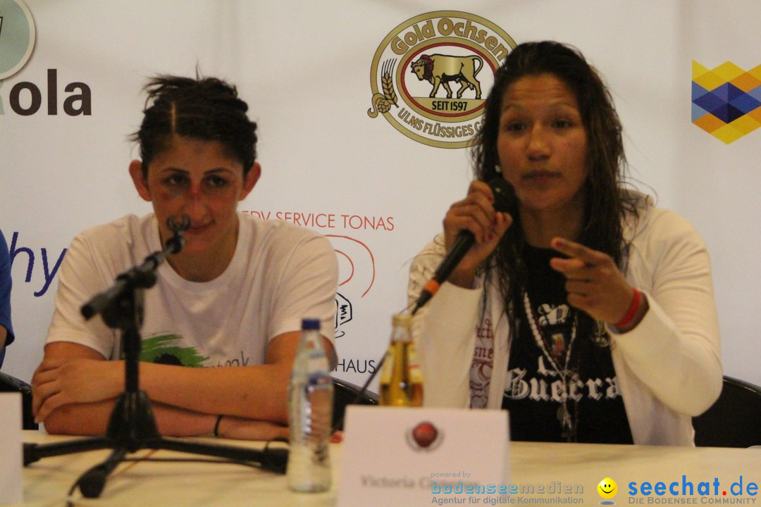 Rola El-Halabi vs. Victoria Cisneros: WM Boxkampf: Ulm, 10.05.2014