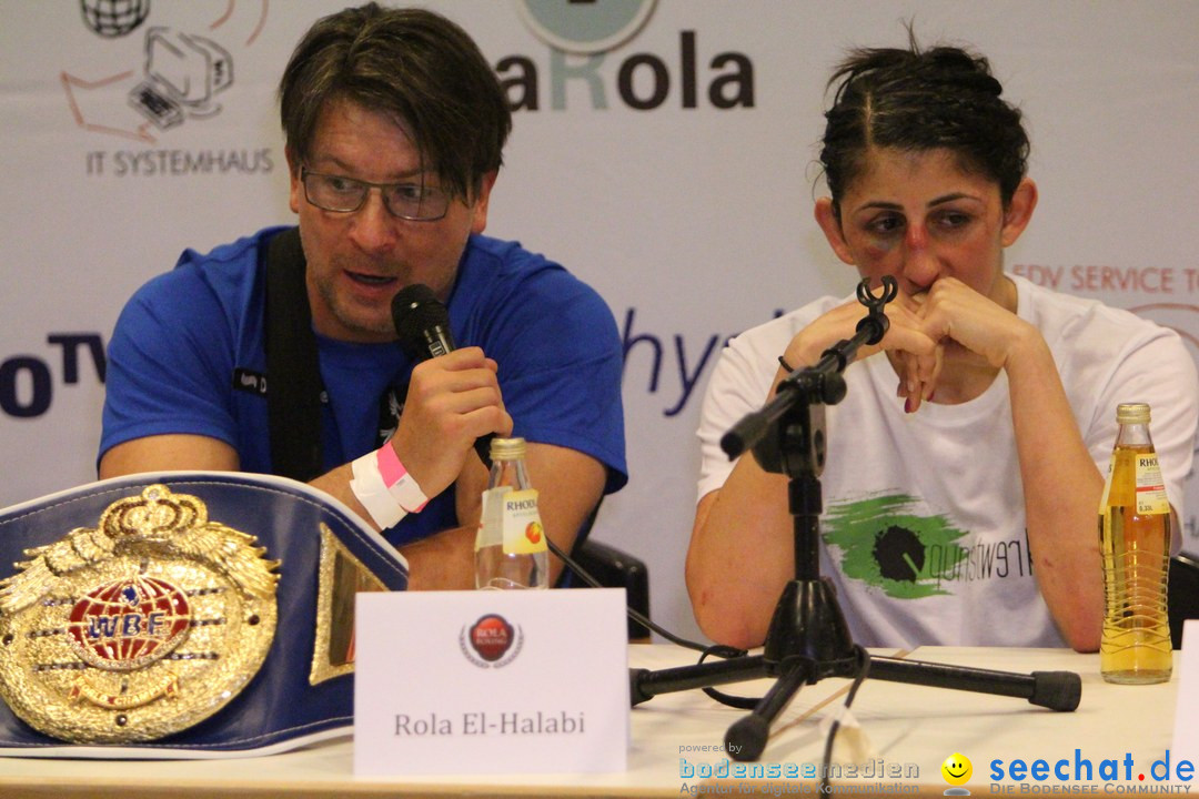 Rola El-Halabi vs. Victoria Cisneros: WM Boxkampf: Ulm, 10.05.2014