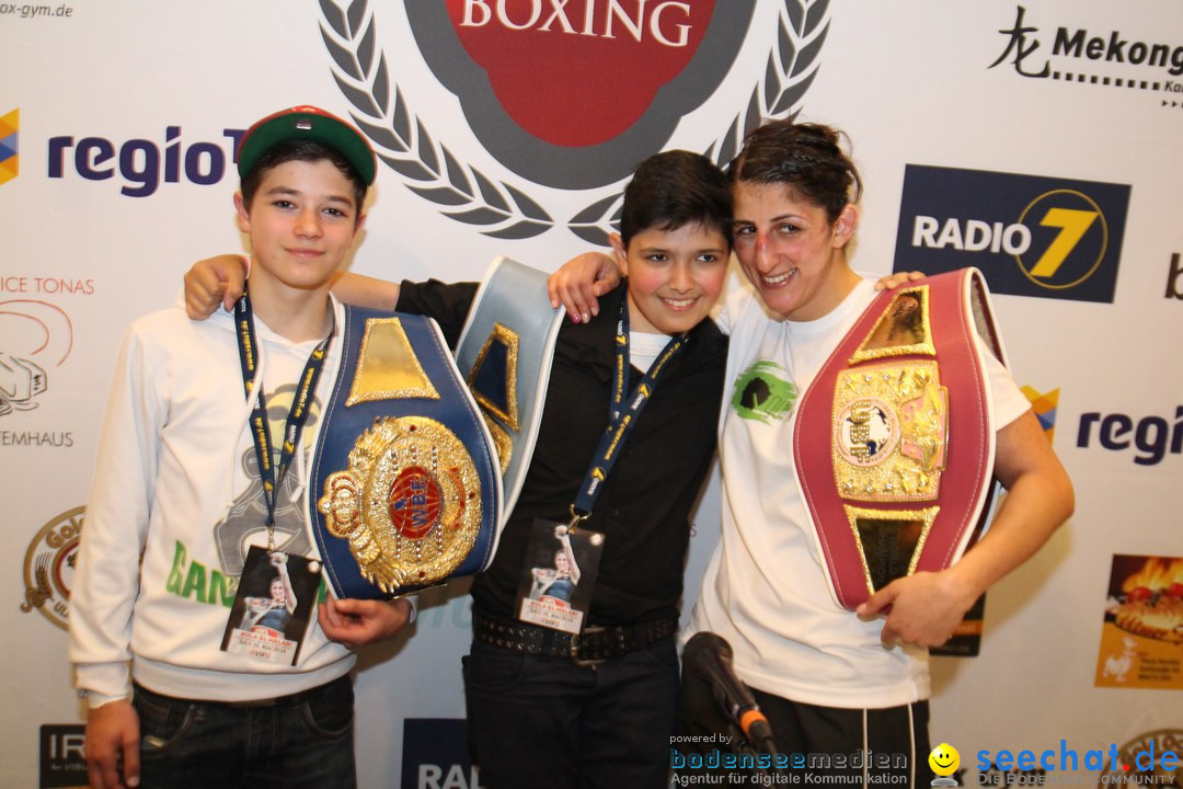 Rola El-Halabi vs. Victoria Cisneros: WM Boxkampf: Ulm, 10.05.2014