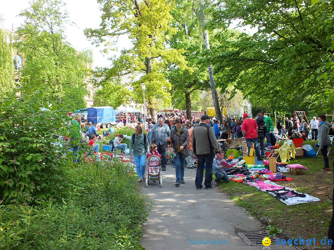 Flohmarkt in der Altstadt - Riedlingen am Bodensee, 17.05.2014