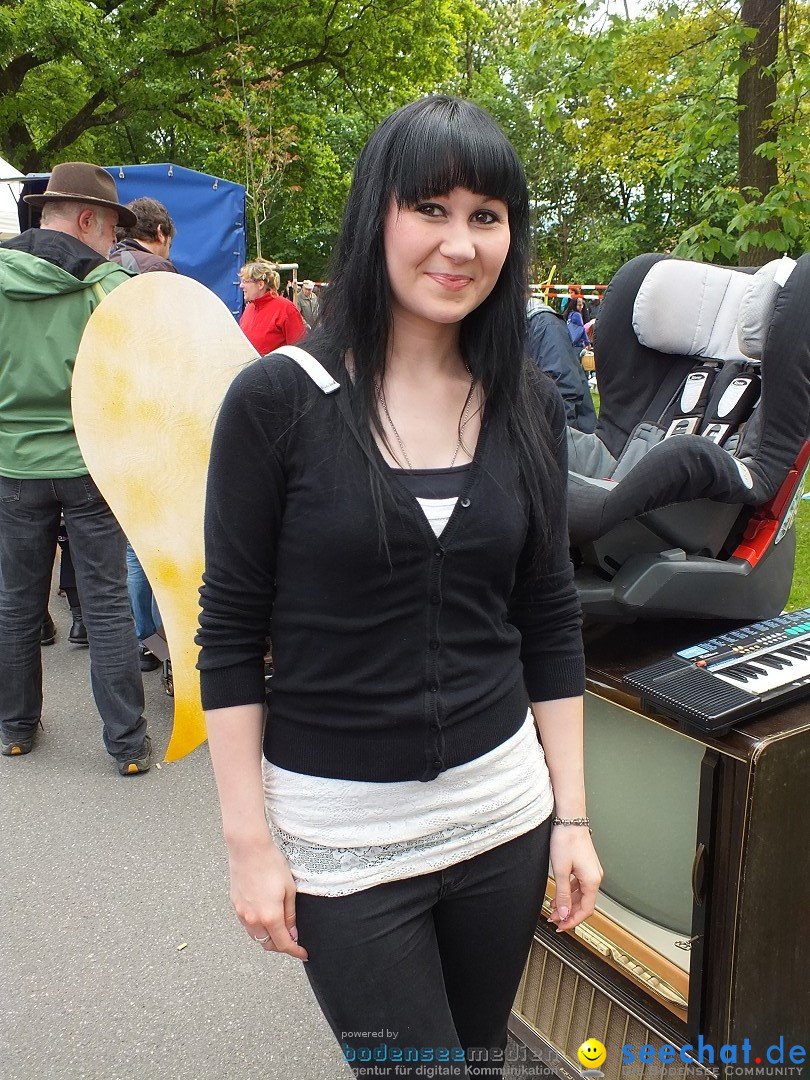 Flohmarkt in der Altstadt - Riedlingen am Bodensee, 17.05.2014