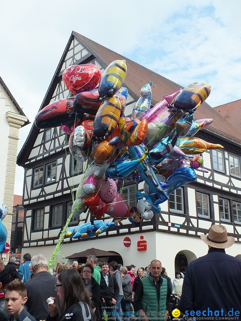 Flohmarkt in der Altstadt - Riedlingen am Bodensee, 17.05.2014