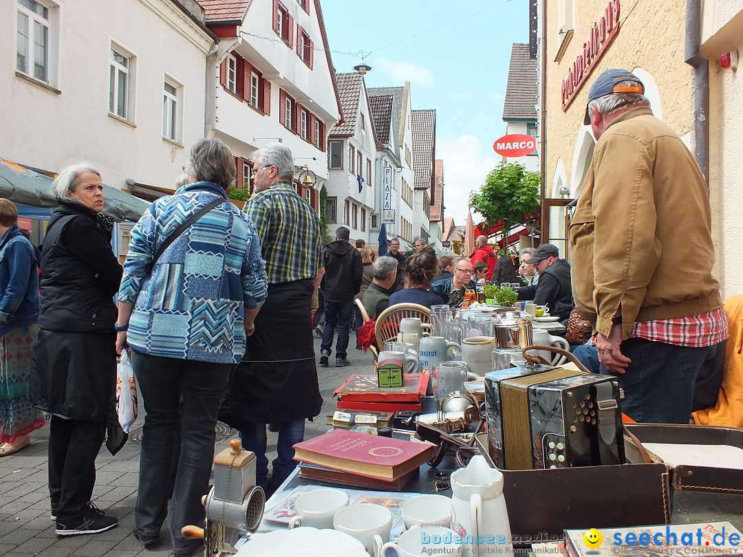 Flohmarkt in der Altstadt - Riedlingen am Bodensee, 17.05.2014