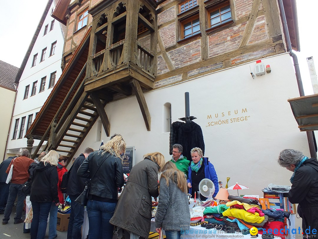 Flohmarkt in der Altstadt - Riedlingen am Bodensee, 17.05.2014