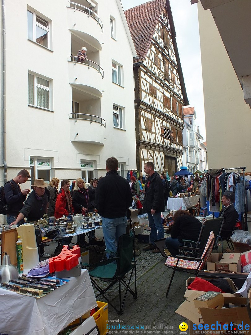 Flohmarkt in der Altstadt - Riedlingen am Bodensee, 17.05.2014