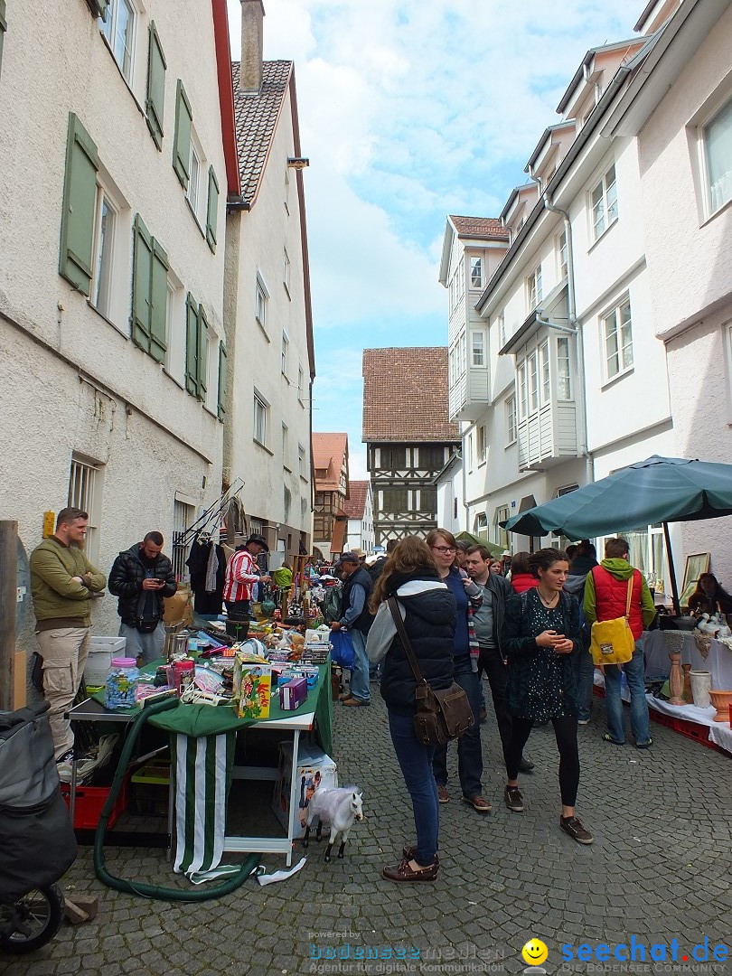 Flohmarkt in der Altstadt - Riedlingen am Bodensee, 17.05.2014