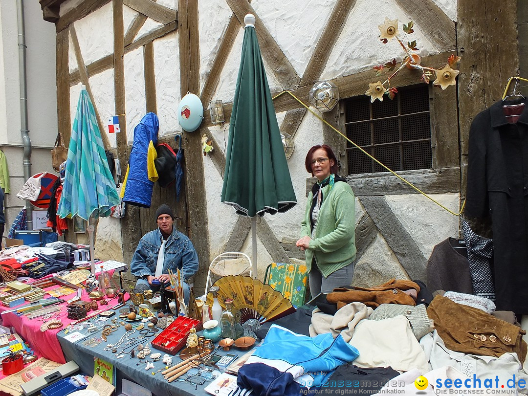 Flohmarkt in der Altstadt - Riedlingen am Bodensee, 17.05.2014