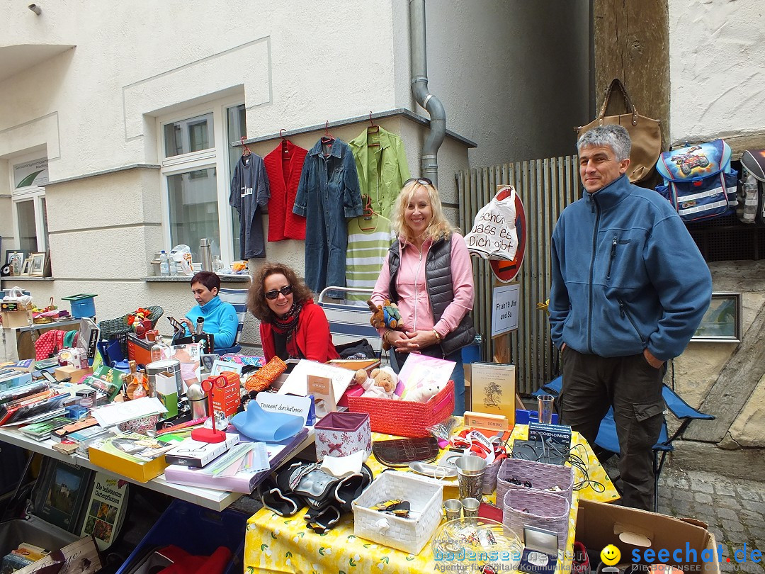 Flohmarkt in der Altstadt - Riedlingen am Bodensee, 17.05.2014