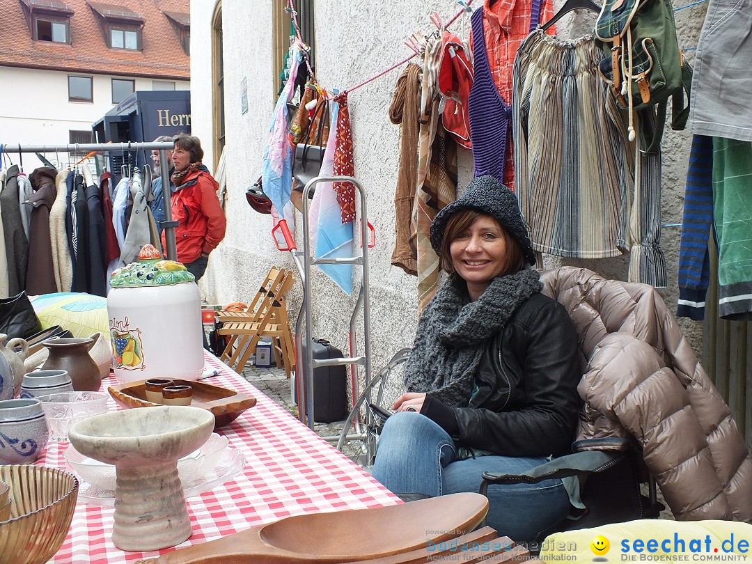 Flohmarkt in der Altstadt - Riedlingen am Bodensee, 17.05.2014