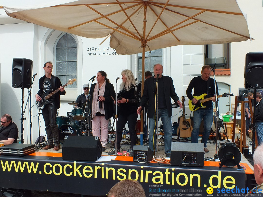 Flohmarkt in der Altstadt - Riedlingen am Bodensee, 17.05.2014